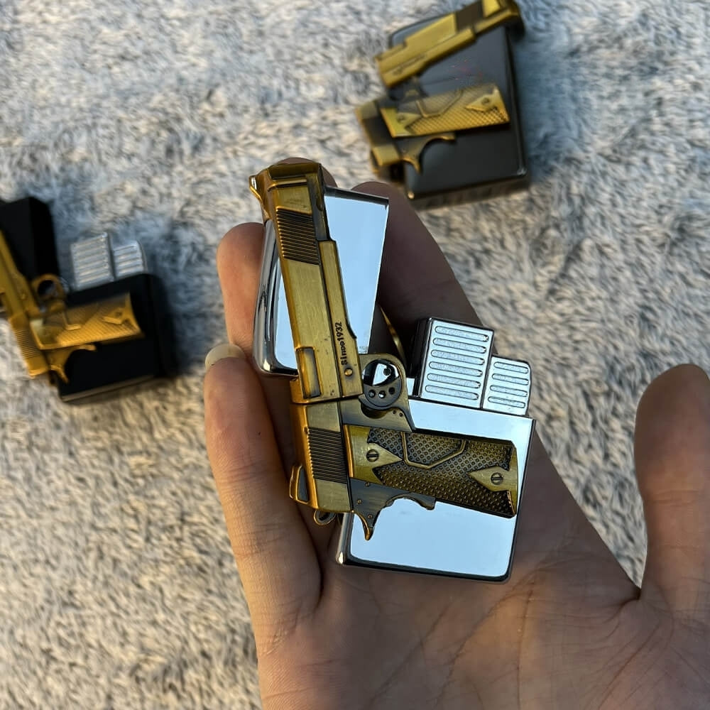 Sleek Metal Lighter – Durable and Refillable for Everyday Use