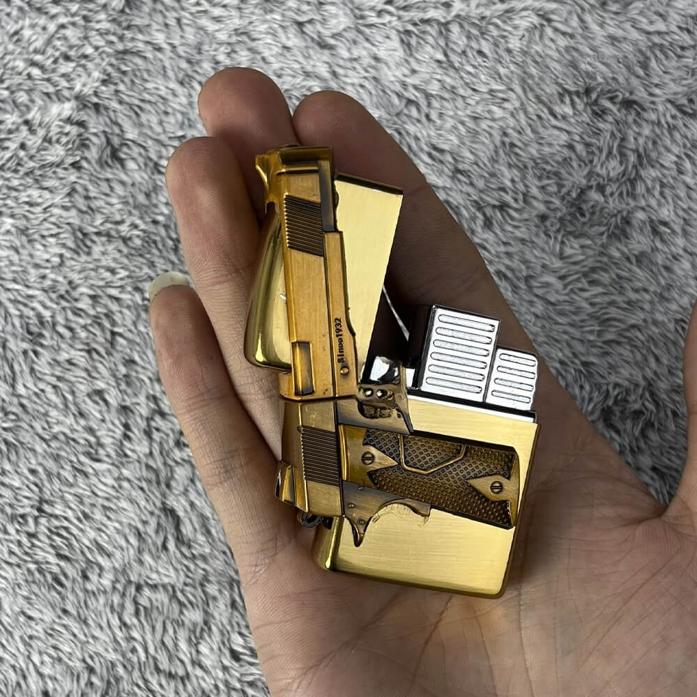 Refillable Metal Lighter – NTH Elegant and Long-Lasting Flame| Not That High