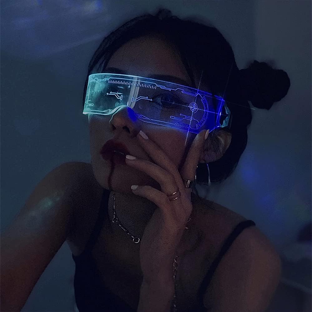 futuristic goggles Buy Best Cyberpunk Futuristic Rave Glasses Online – Not that high