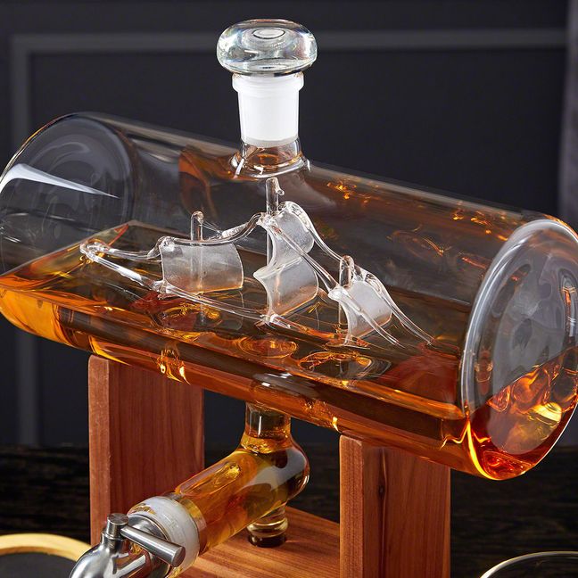 NTH Boat in a Bottle Decanter Set