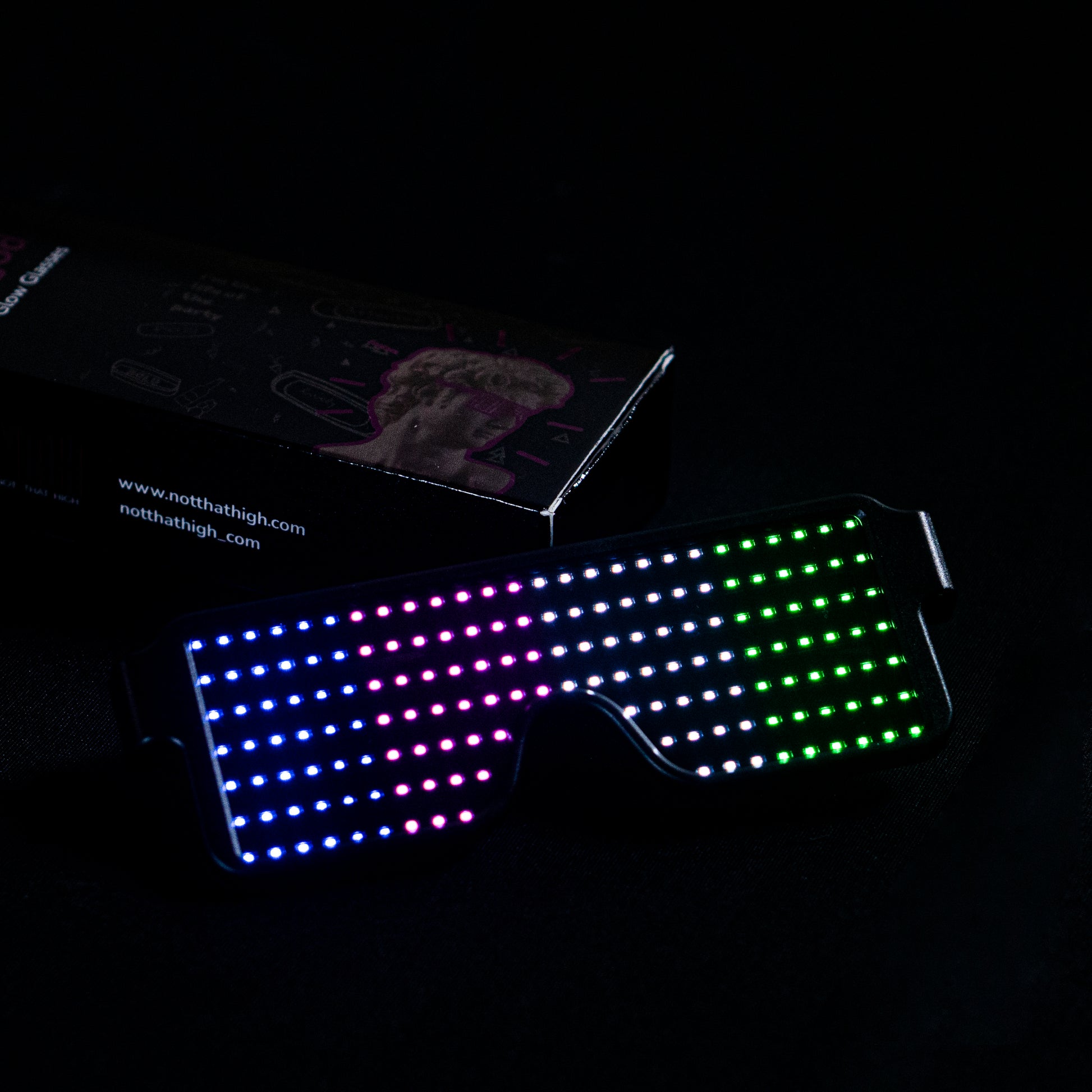 NTH Rizzgod: LED Glow Glasses | Not That High