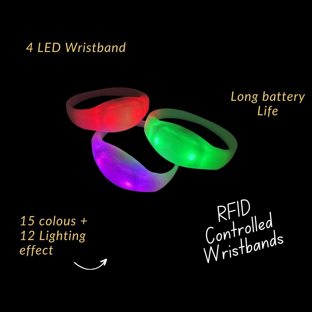 Animated GIF of LED glasses flashing in different light modes