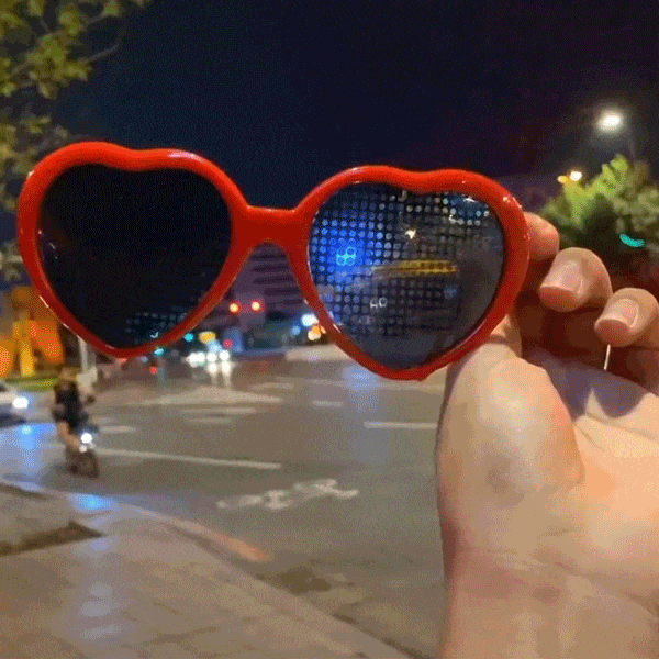 NTH Aurora- Heart Defraction Glasses | Not That High