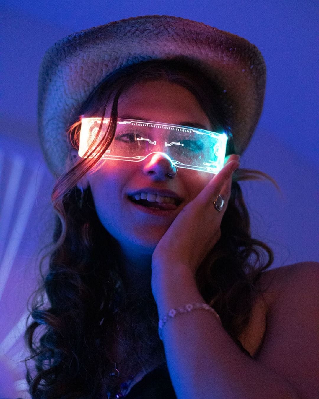 NTH Cyberpunk Futuristic Glasses | Not That High