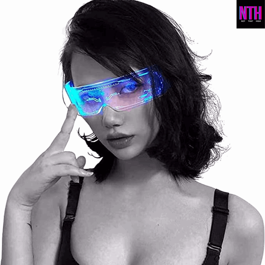 NTH Cyberpunk Futuristic Glasses | Not That High
