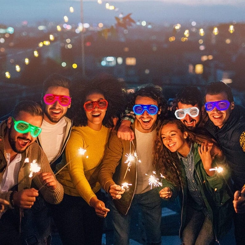 NTH Retro Glasses (1pc) – Party Concert Eyewear - Main Image