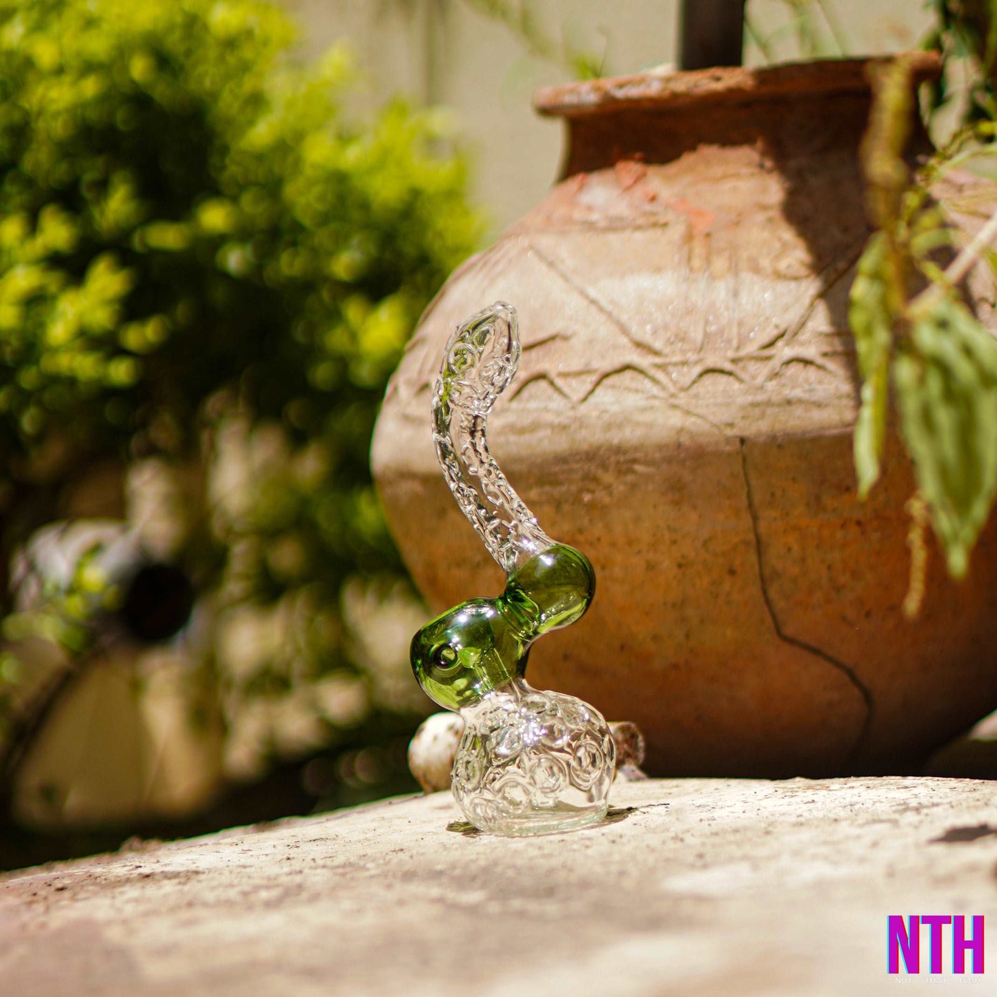 Onlybongs Double Chamber Glass Ornament | Not That High
