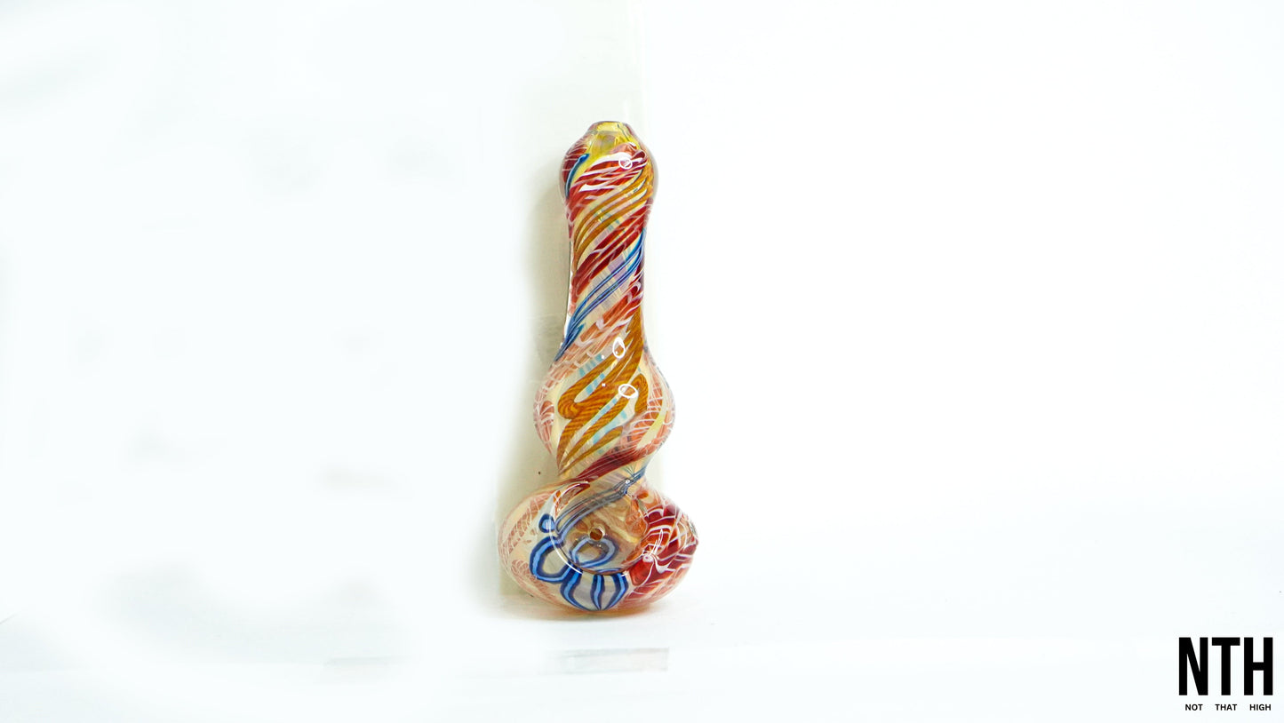 OnlyBongs Swirl Glass Pipe | Not That High
