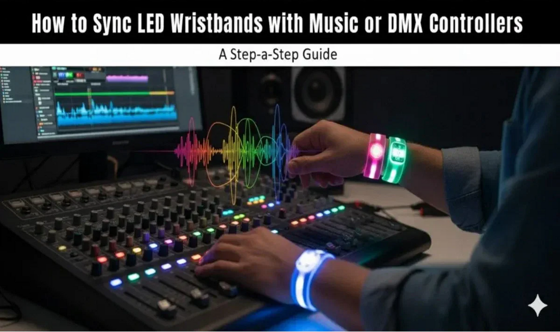 Sync LED Wristbands with DMX Controllers by NTH