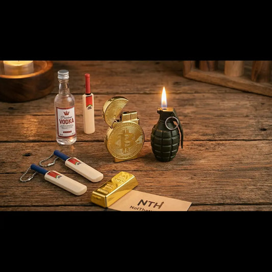 25+ Unique Novelty Lighters: Bitcoin to Grenades (India 2026)