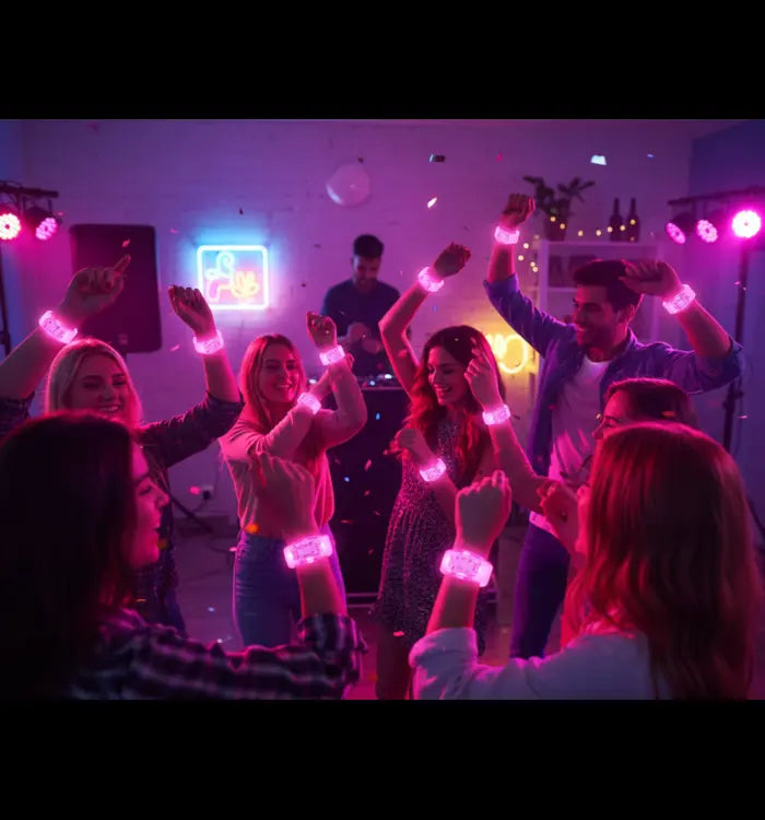 How Sound-Reactive LED Wristbands Elevate House Parties