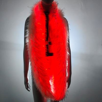 NTH LED Glow Scarf – Colorful Party Prop for Clubs, Festivals, Raves & Events