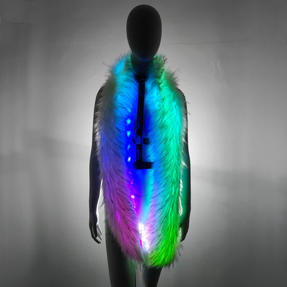 NTH LED Glow Scarf – Colorful Party Prop for Clubs, Festivals, Raves & Events