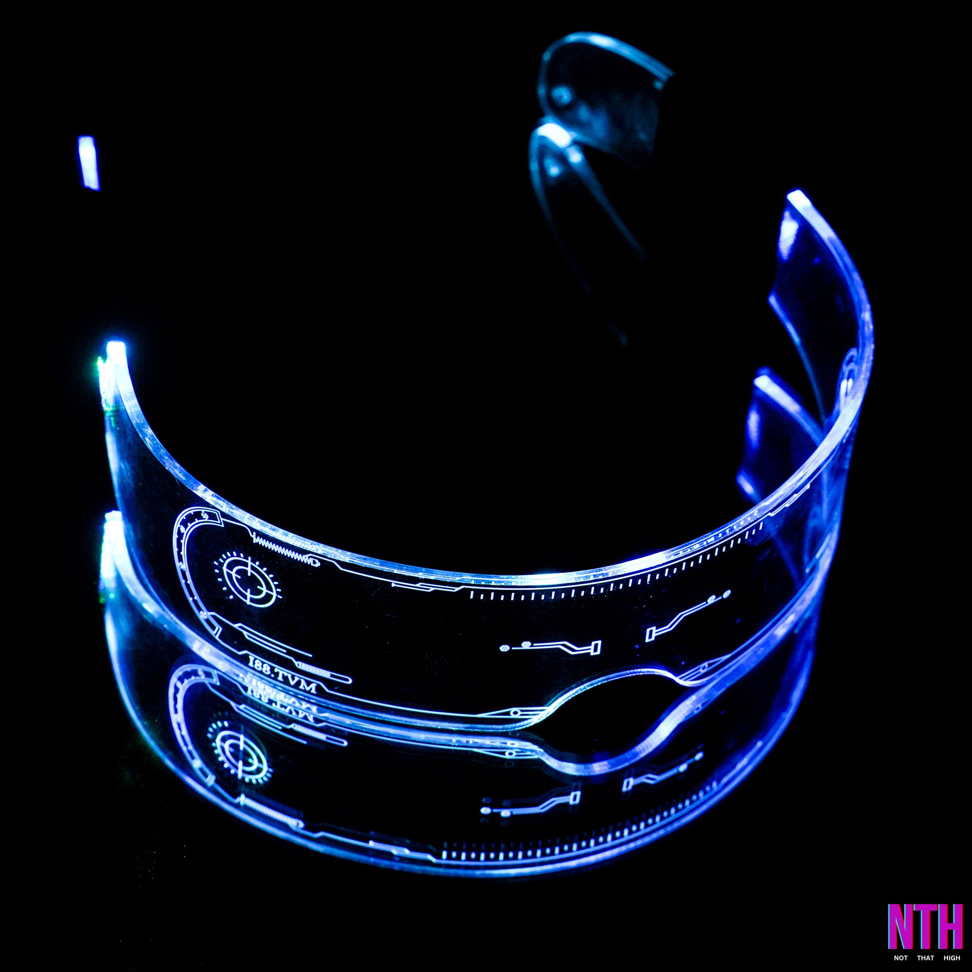 NTH Cyberpunk Futuristic Glasses | Not That High