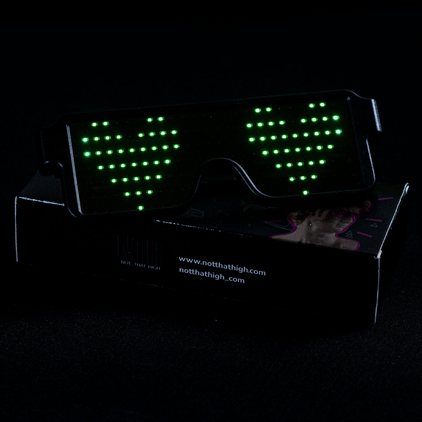 NTH Rizzgod: LED Glow Glasses | Not That High