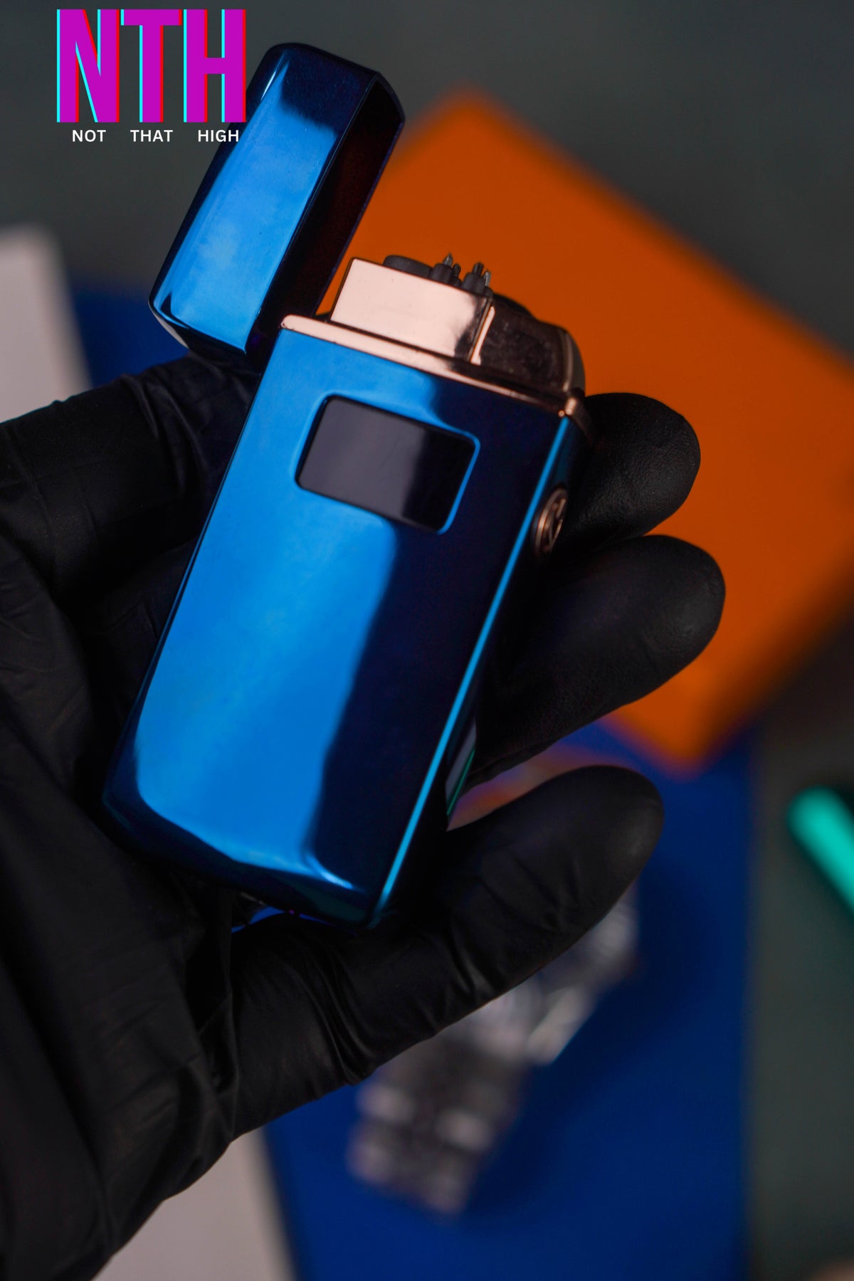 NTH Blue Rechargeable Electric Arc Lighter