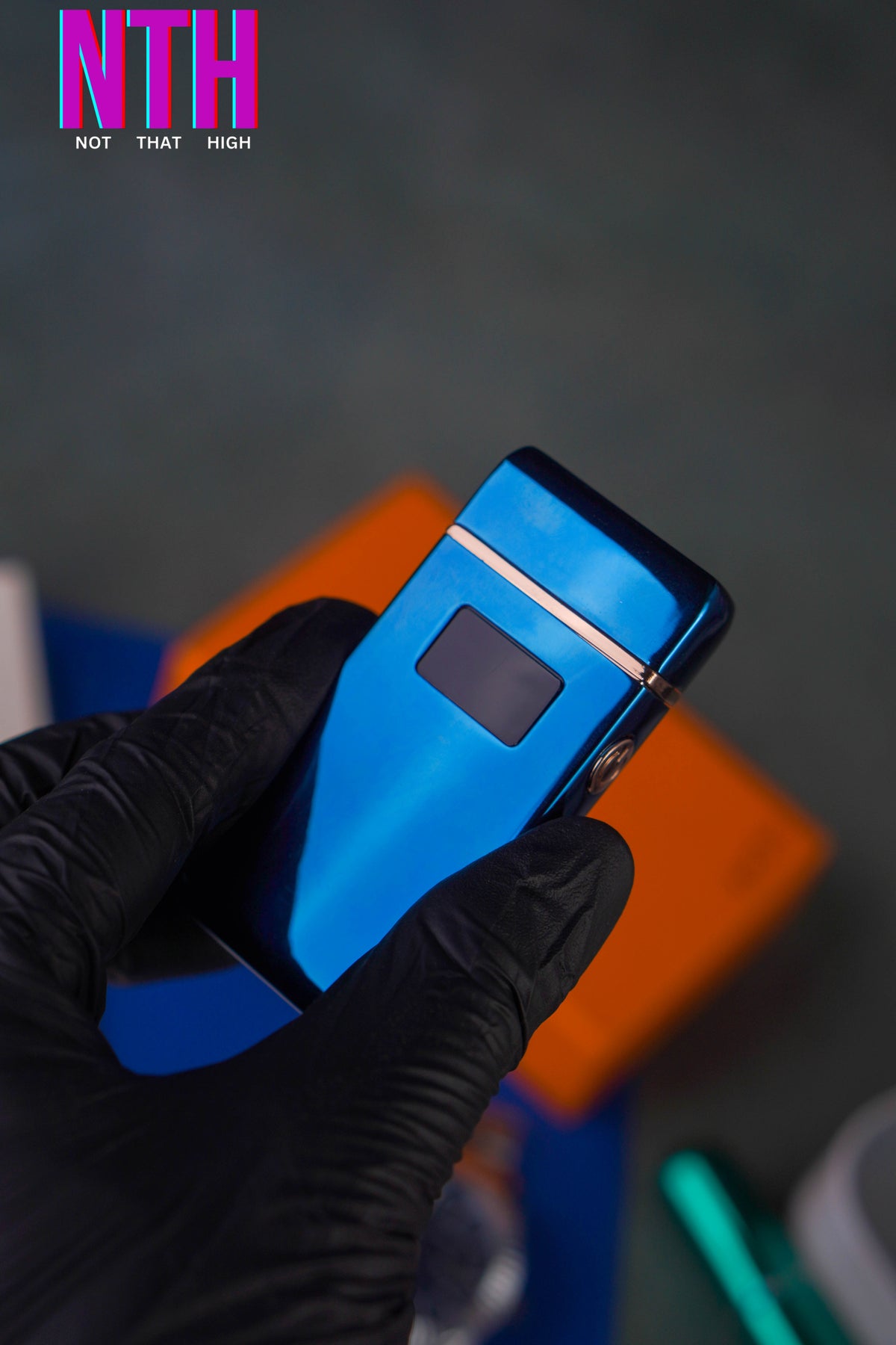 NTH Blue Rechargeable Electric Arc Lighter