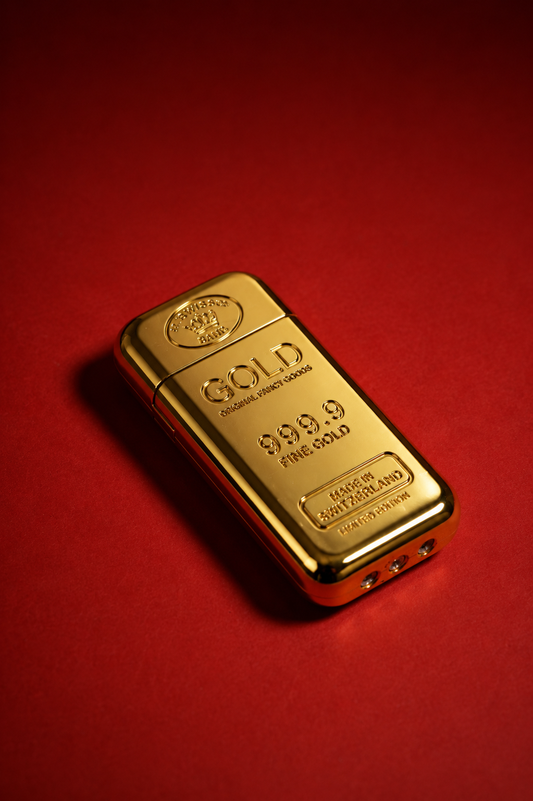 NTH Gold Bar Shaped Rechargeable USB Lighter