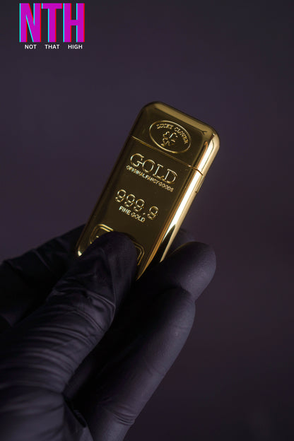 NTH Gold Bar Shaped Rechargeable USB Lighter