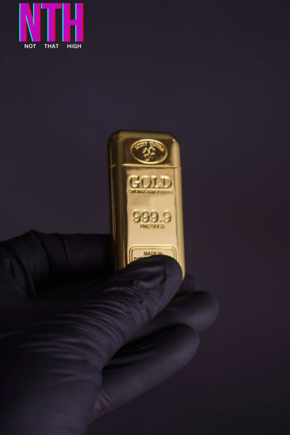 NTH Gold Bar Shaped Rechargeable USB Lighter