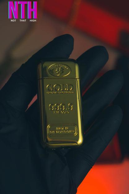 NTH Gold Bar Shaped Rechargeable USB Lighter
