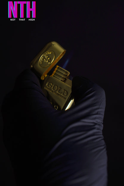 NTH Gold Bar Shaped Rechargeable USB Lighter