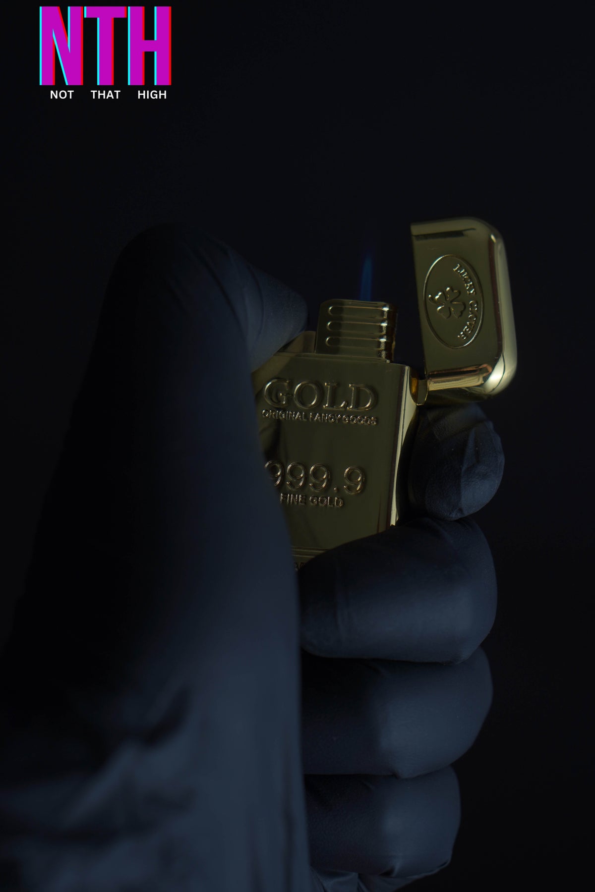 NTH Gold Bar Shaped Rechargeable USB Lighter