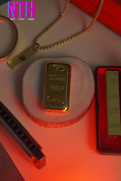 NTH Gold Bar Shaped Rechargeable USB Lighter