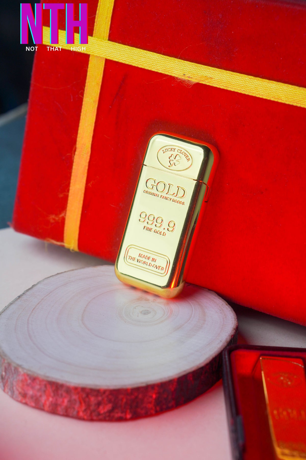 NTH Gold Bar Shaped Rechargeable USB Lighter