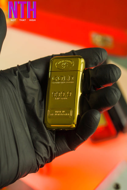 NTH Gold Bar Shaped Rechargeable USB Lighter