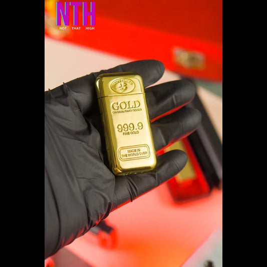 NTH Gold Bar Shaped Rechargeable USB Lighter