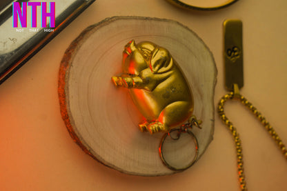 NTH Golden Pig Lighter – A Symbol of Luck, Luxury & Style