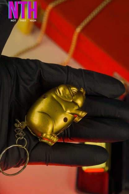 NTH Golden Pig Lighter – A Symbol of Luck, Luxury & Style