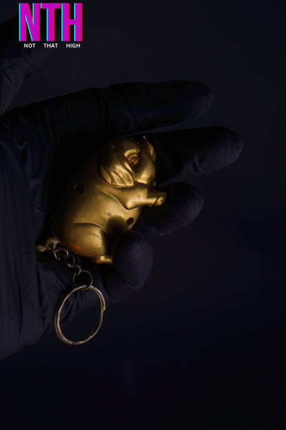 NTH Golden Pig Lighter – A Symbol of Luck, Luxury & Style
