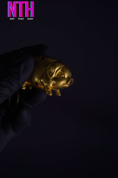 NTH Golden Pig Lighter – A Symbol of Luck, Luxury & Style