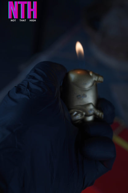 NTH Golden Pig Lighter – A Symbol of Luck, Luxury & Style