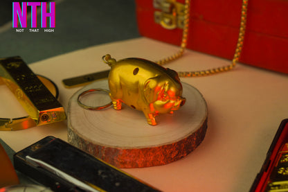 NTH Golden Pig Lighter – A Symbol of Luck, Luxury & Style