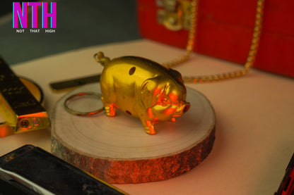 NTH Golden Pig Lighter – A Symbol of Luck, Luxury & Style