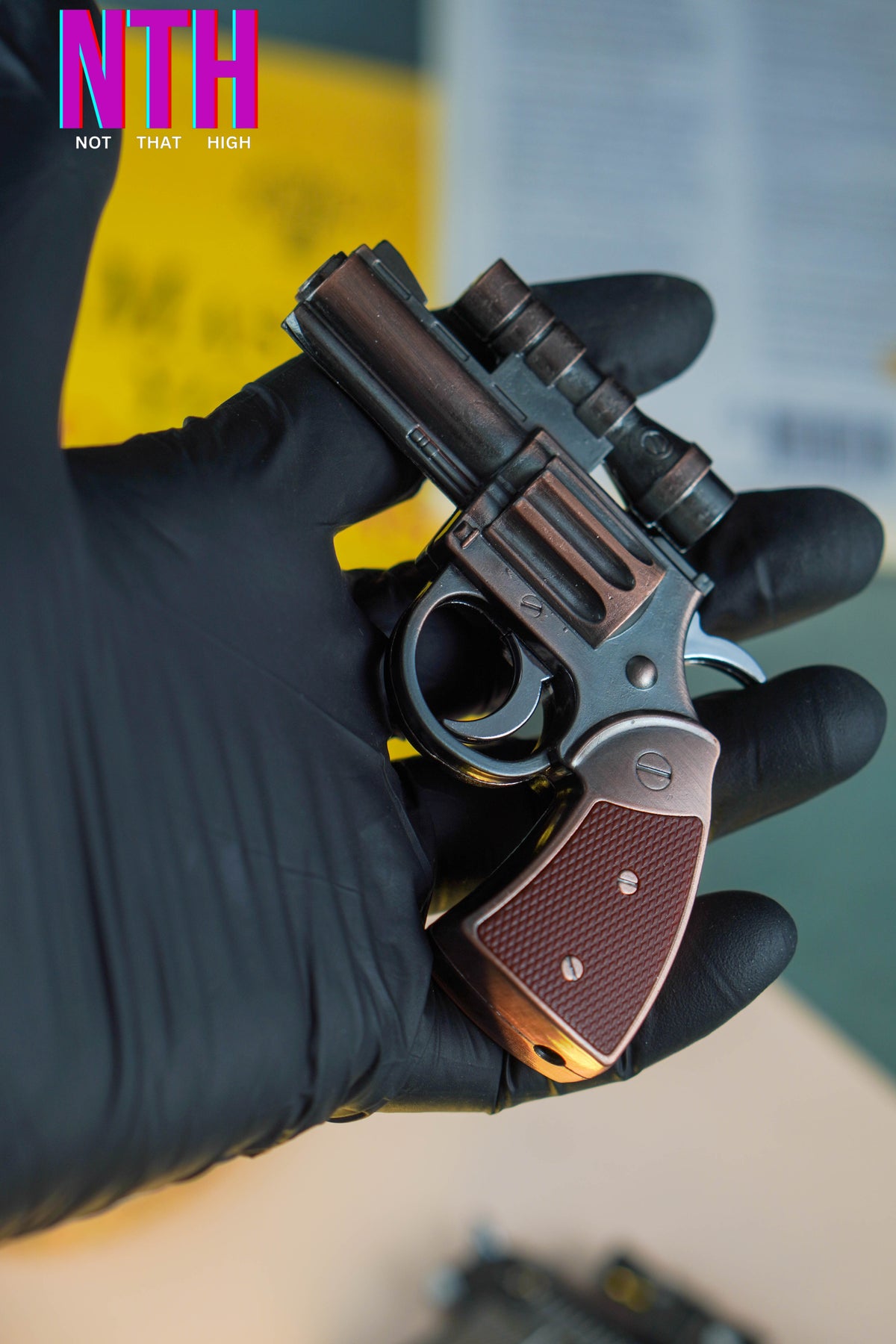 NTH MINI GUN LASER PISTOL Lighter