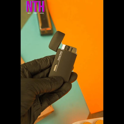 NTH Metal Zhong Cheng Black Pocket Lighter