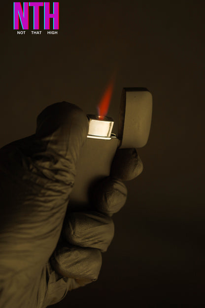 NTH Metal Zhong Cheng Black Pocket Lighter