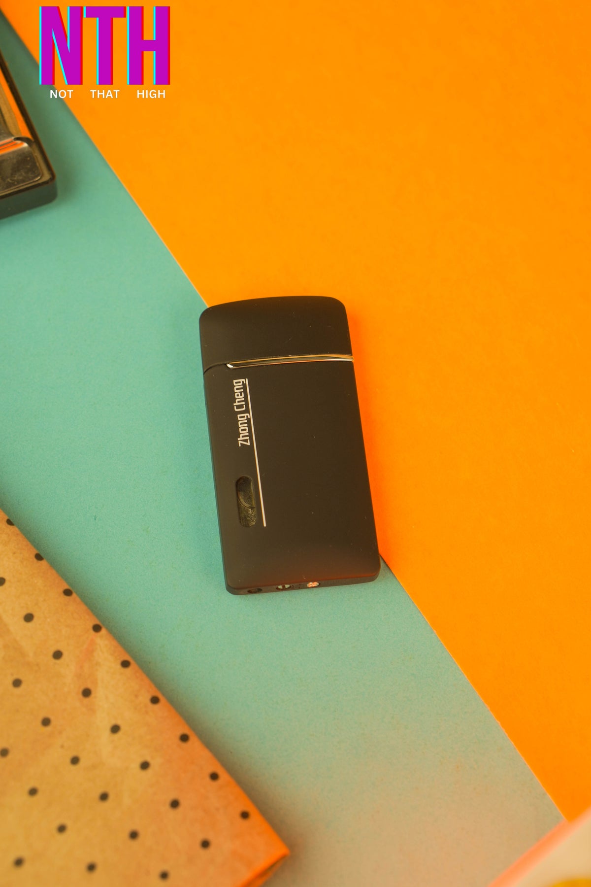 NTH Metal Zhong Cheng Black Pocket Lighter
