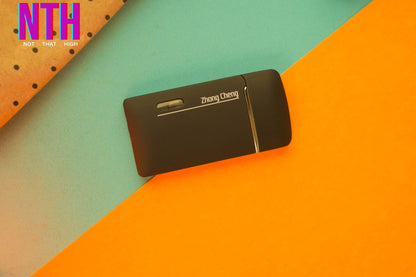 NTH Metal Zhong Cheng Black Pocket Lighter