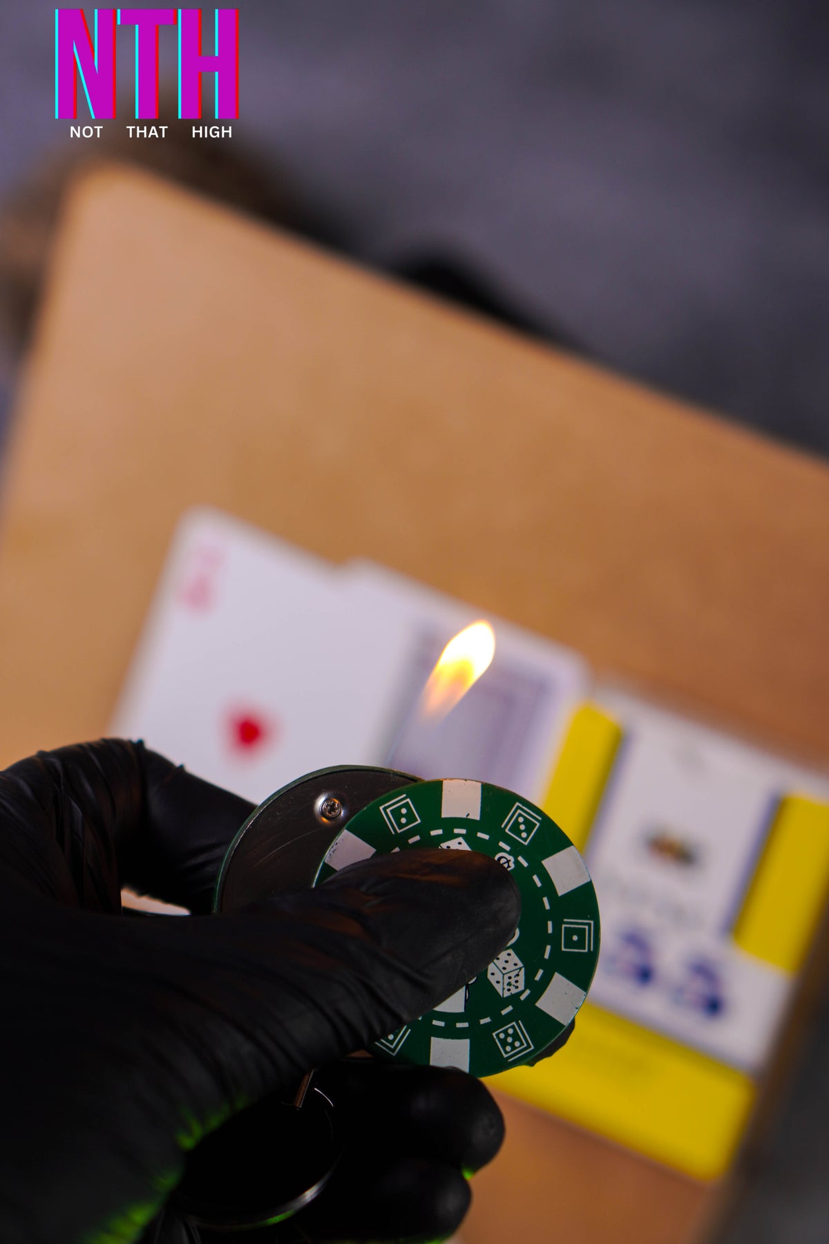 NTH Poker Chip Lighter