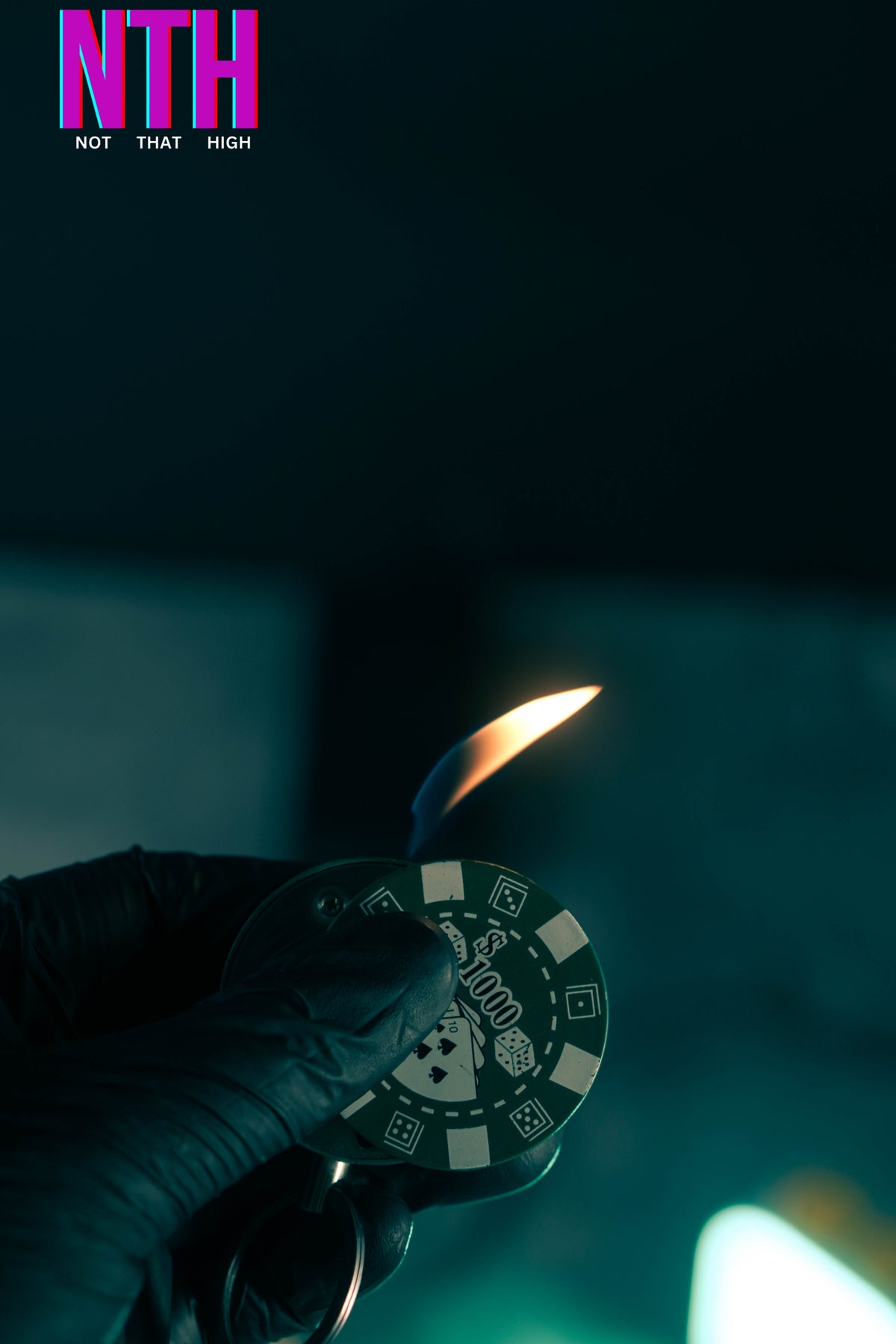 NTH Poker Chip Lighter