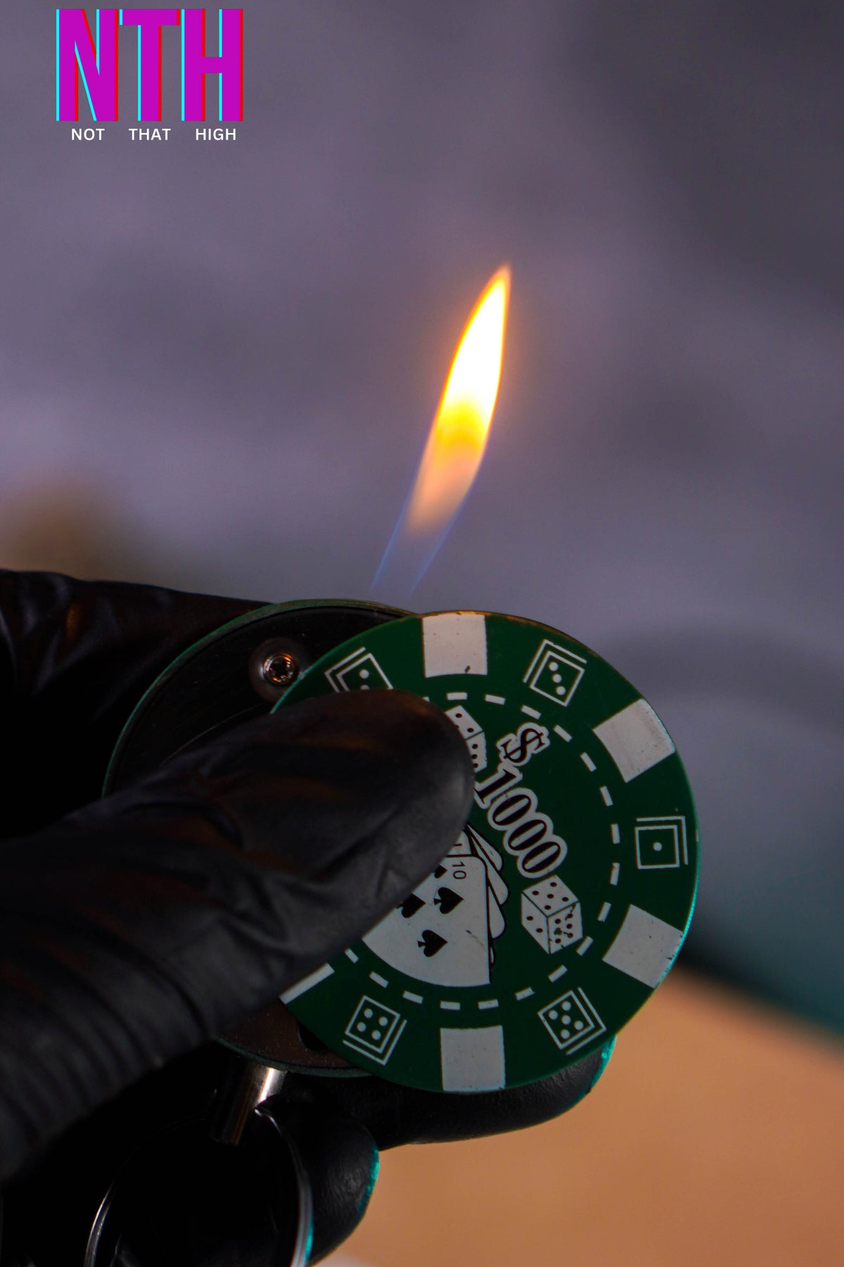 NTH Poker Chip Lighter