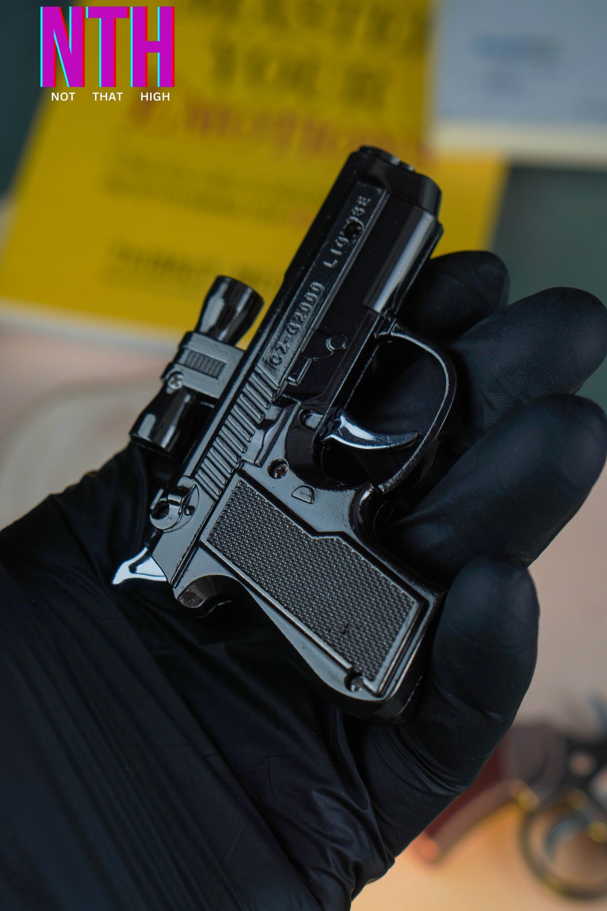 NTH Silver Gun Lighter