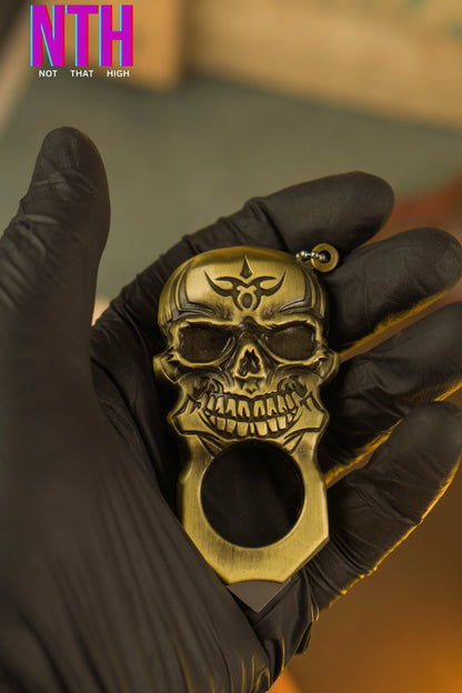 NTH Skull Shaped Butane Keychain Lighter