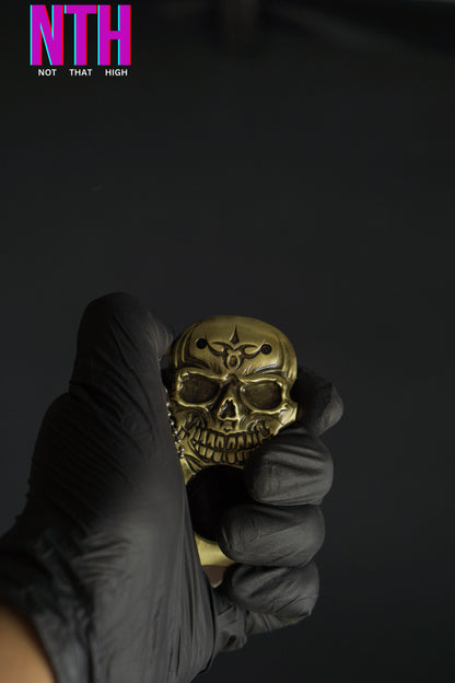 NTH Skull Shaped Butane Keychain Lighter