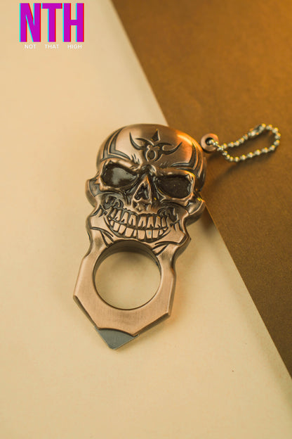 NTH Skull Shaped Butane Keychain Lighter